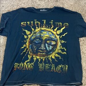 Sublime Navy Blue Graphic Tee